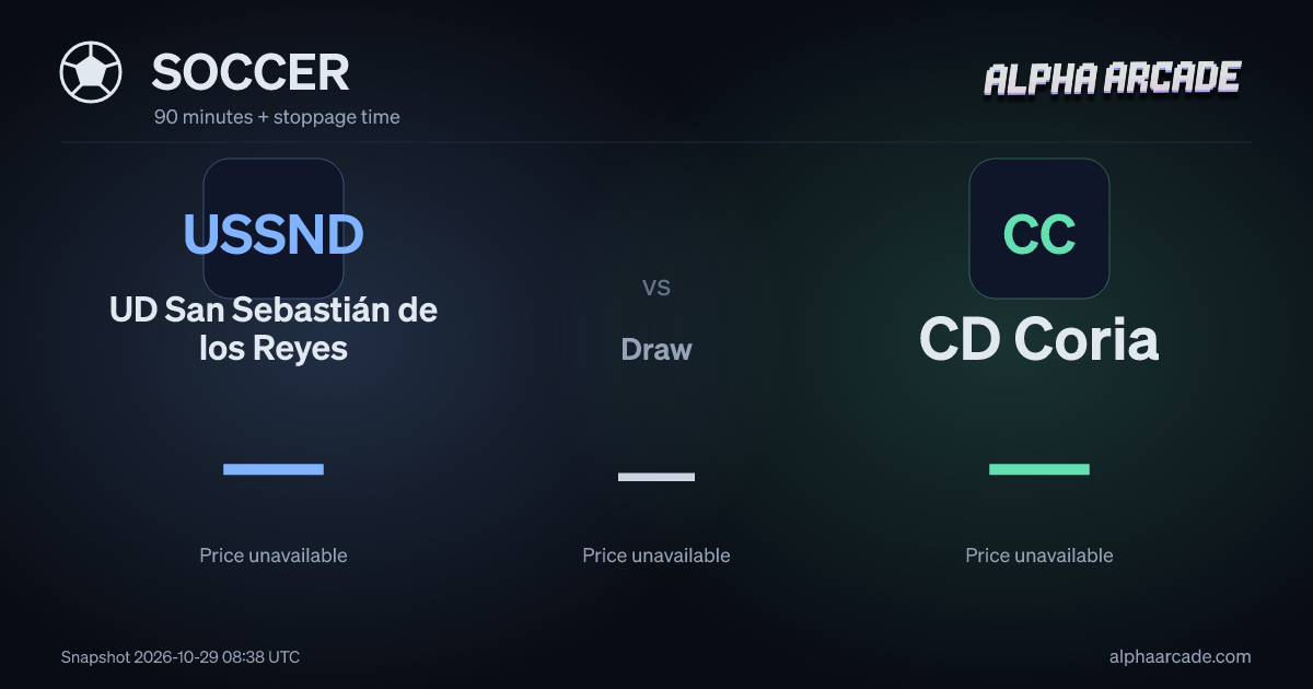 SOCCER: UD San Sebastián de los Reyes — / Draw — / CD Coria —