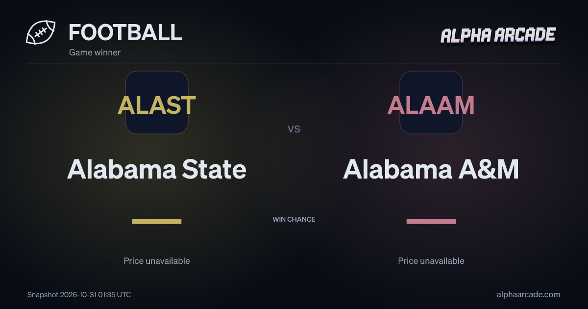 FOOTBALL: Alabama State — / Alabama A&M —