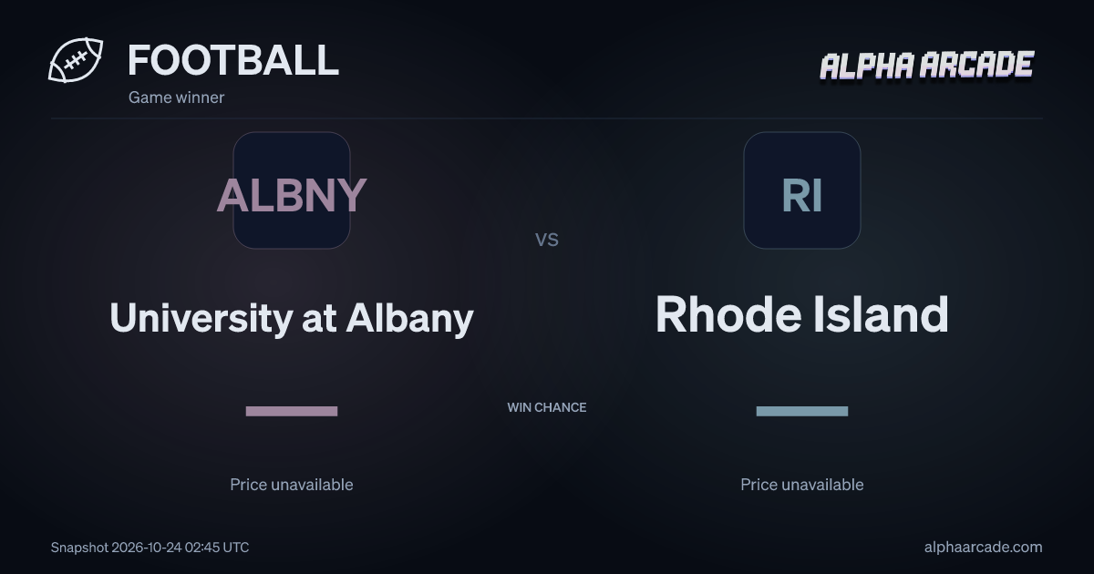 FOOTBALL: University at Albany — / Rhode Island —