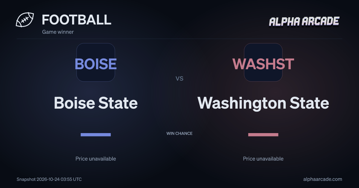 FOOTBALL: Boise State — / Washington State —