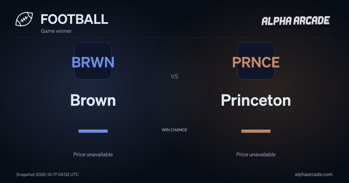 FOOTBALL: Brown — / Princeton —