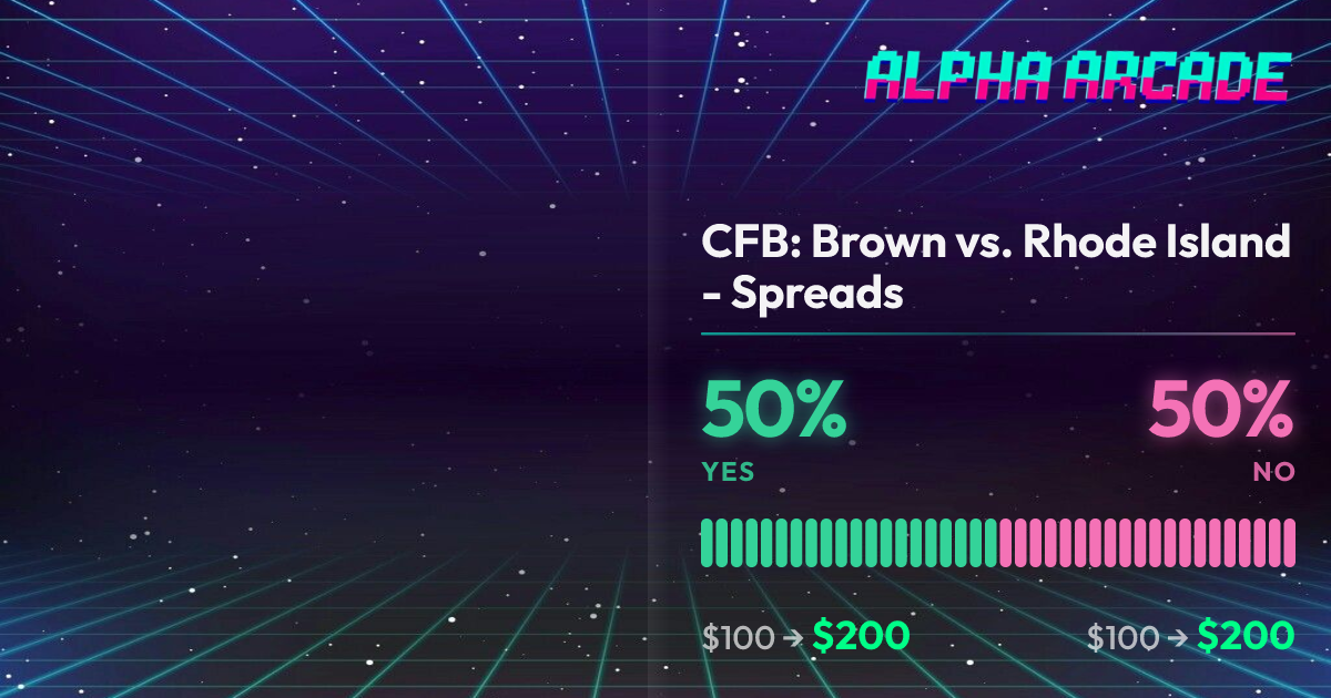 YES 50% / NO 50%