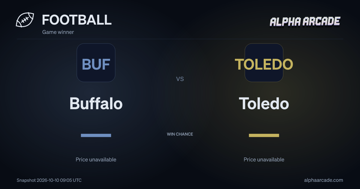 FOOTBALL: Buffalo — / Toledo —