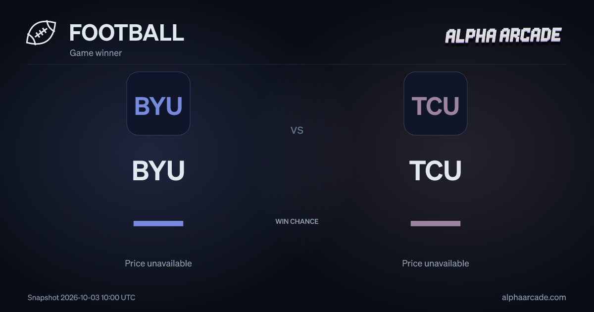 FOOTBALL: BYU — / TCU —