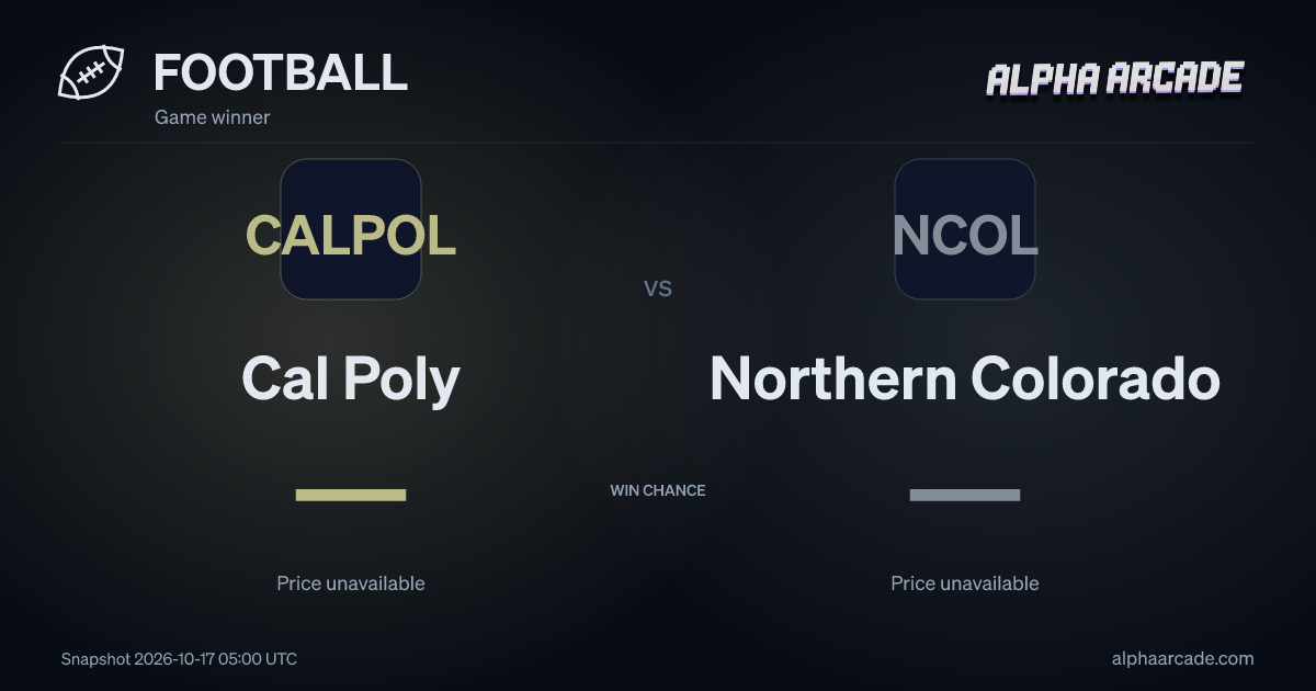 FOOTBALL: Cal Poly — / Northern Colorado —