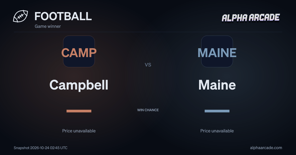 FOOTBALL: Campbell — / Maine —