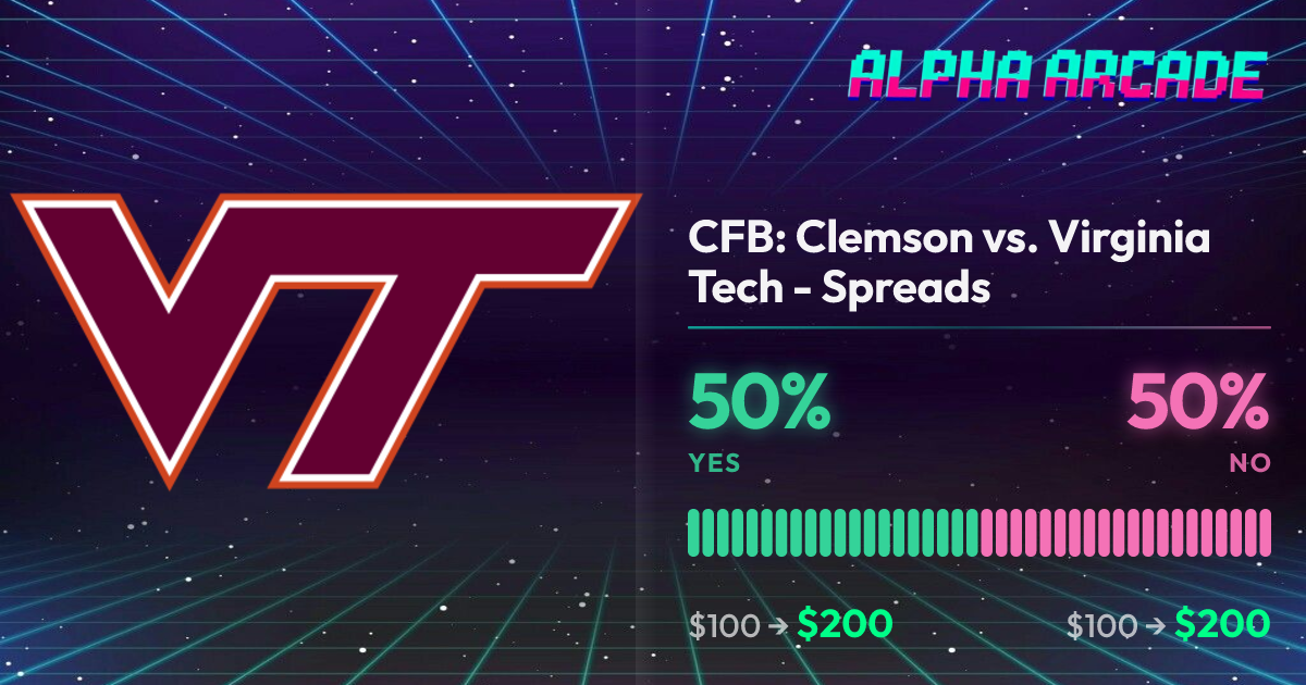 YES 50% / NO 50%
