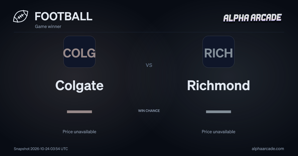FOOTBALL: Colgate — / Richmond —