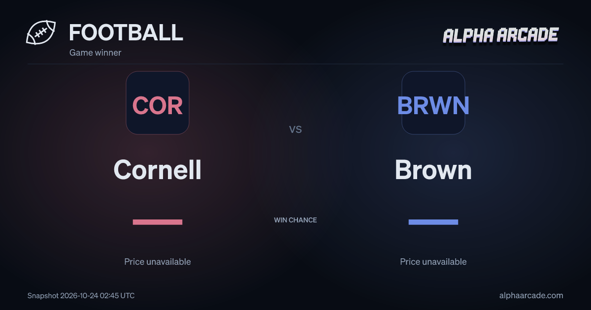FOOTBALL: Cornell — / Brown —