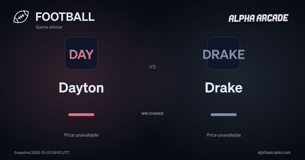 FOOTBALL: Dayton — / Drake —