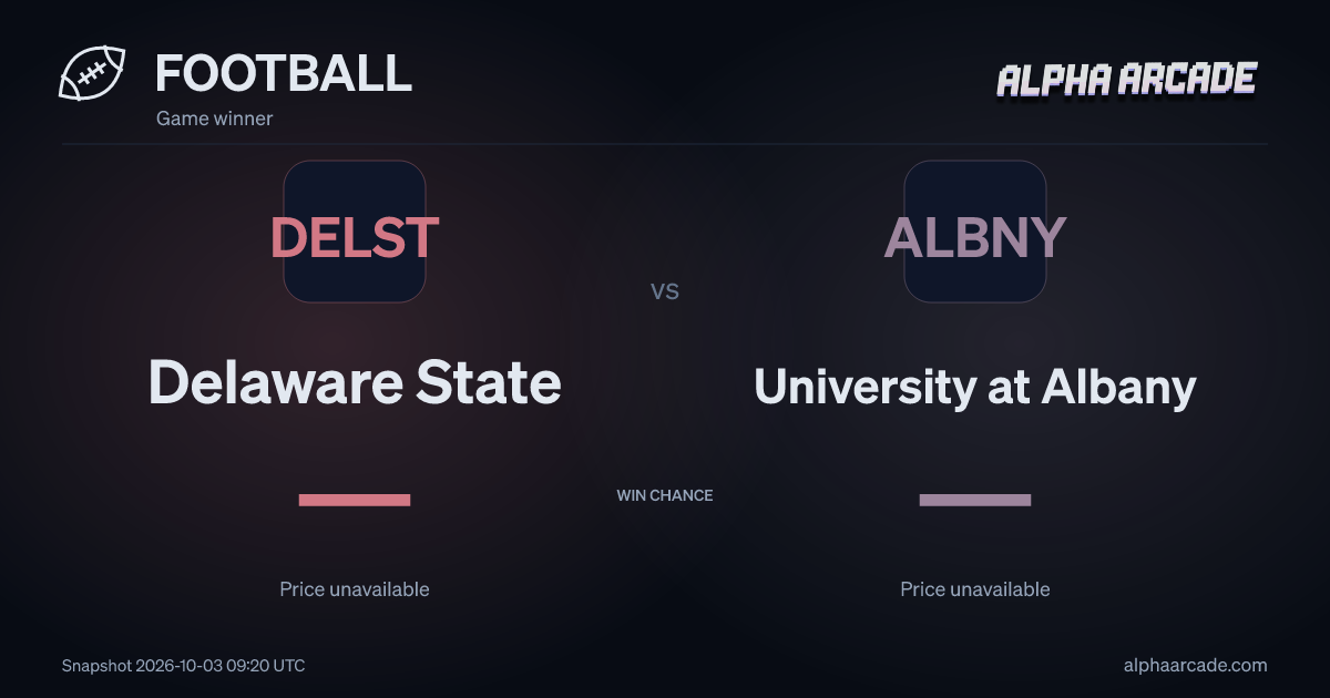 FOOTBALL: Delaware State — / University at Albany —