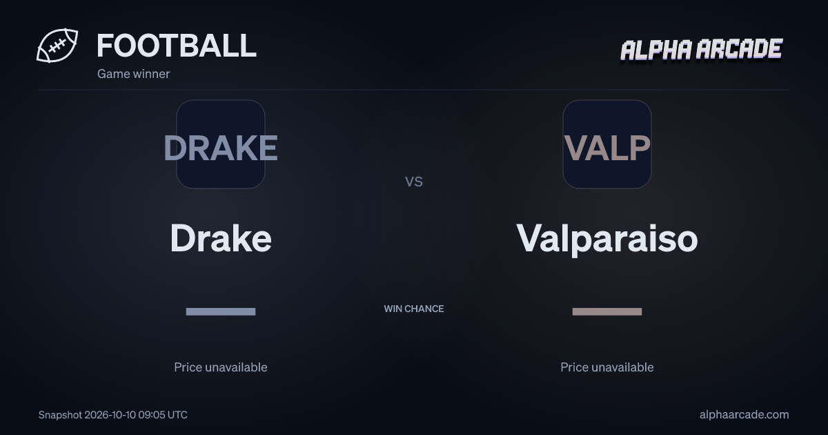 FOOTBALL: Drake — / Valparaiso —