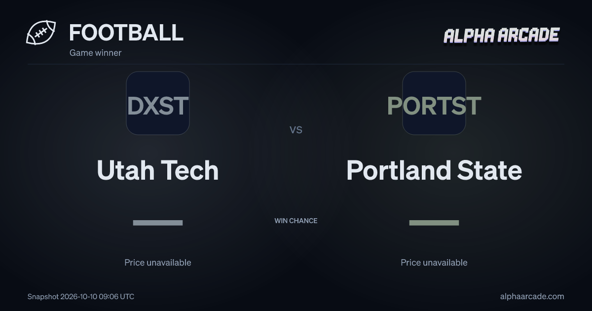 FOOTBALL: Utah Tech — / Portland State —