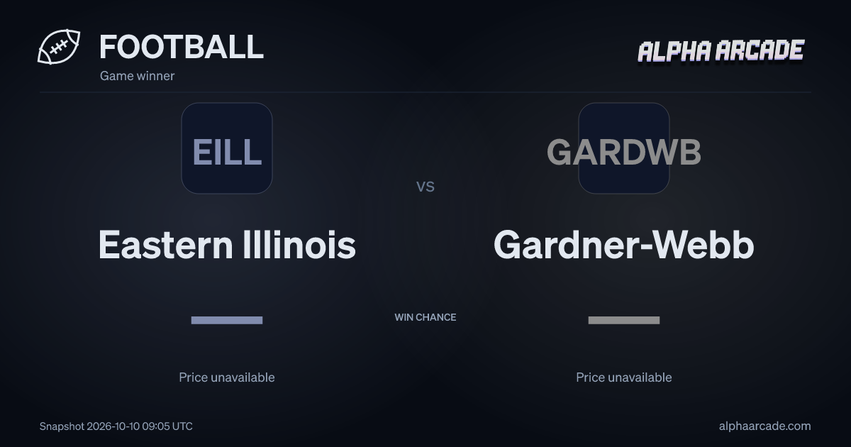 FOOTBALL: Eastern Illinois — / Gardner-Webb —