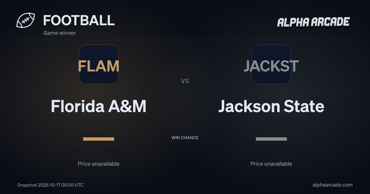 FOOTBALL: Florida A&M — / Jackson State —