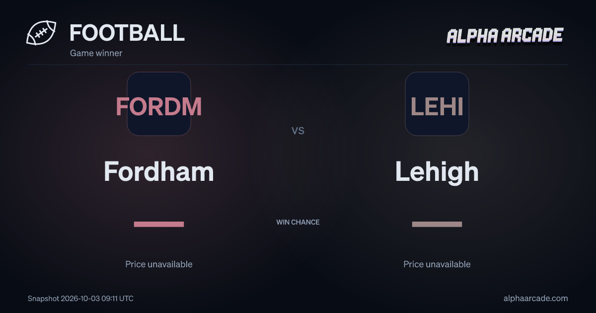 FOOTBALL: Fordham — / Lehigh —