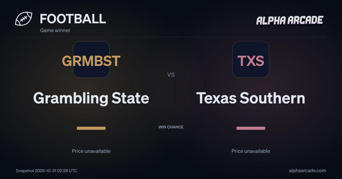 FOOTBALL: Grambling State — / Texas Southern —
