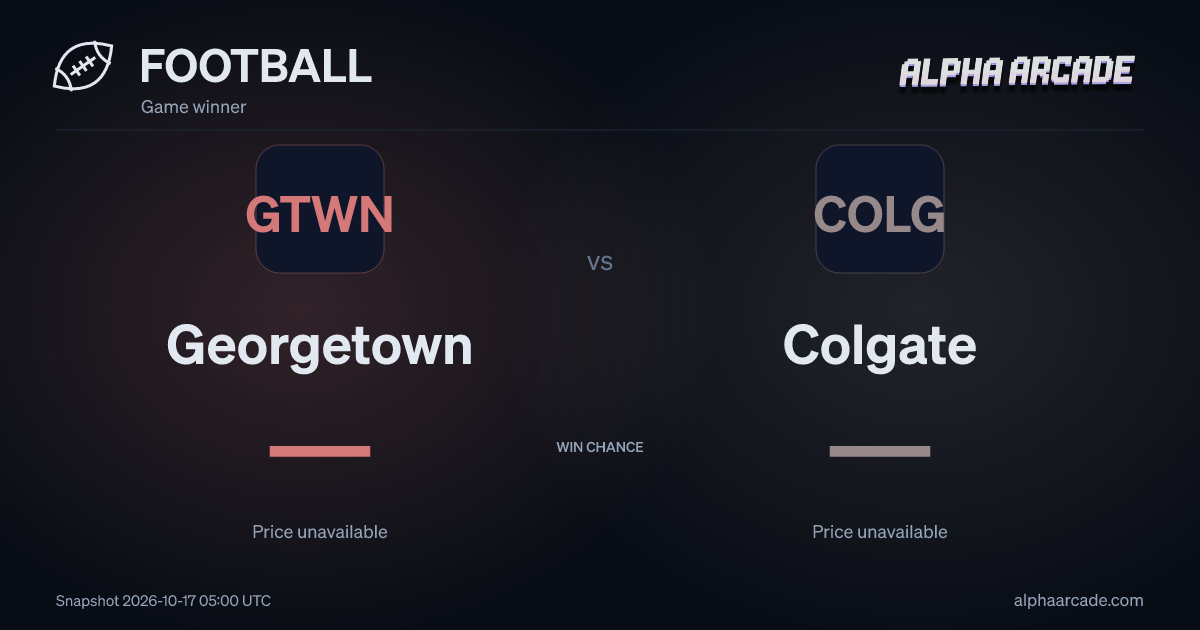 FOOTBALL: Georgetown — / Colgate —