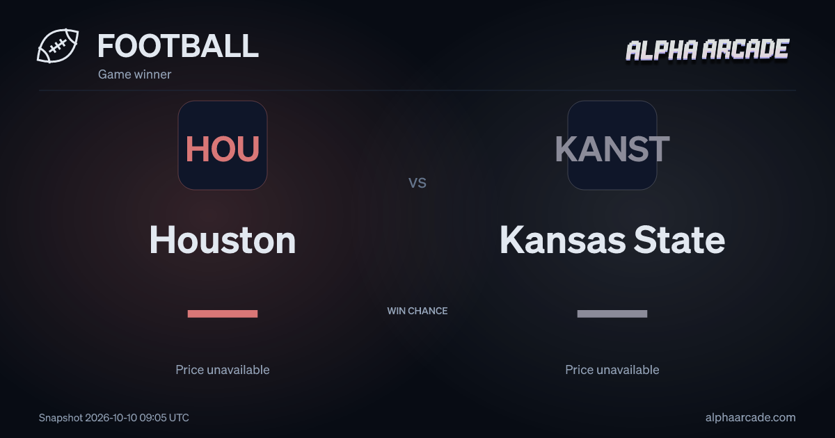 FOOTBALL: Houston — / Kansas State —
