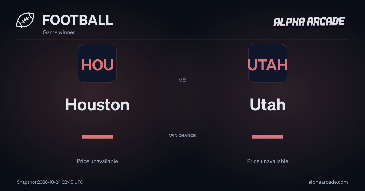 FOOTBALL: Houston — / Utah —