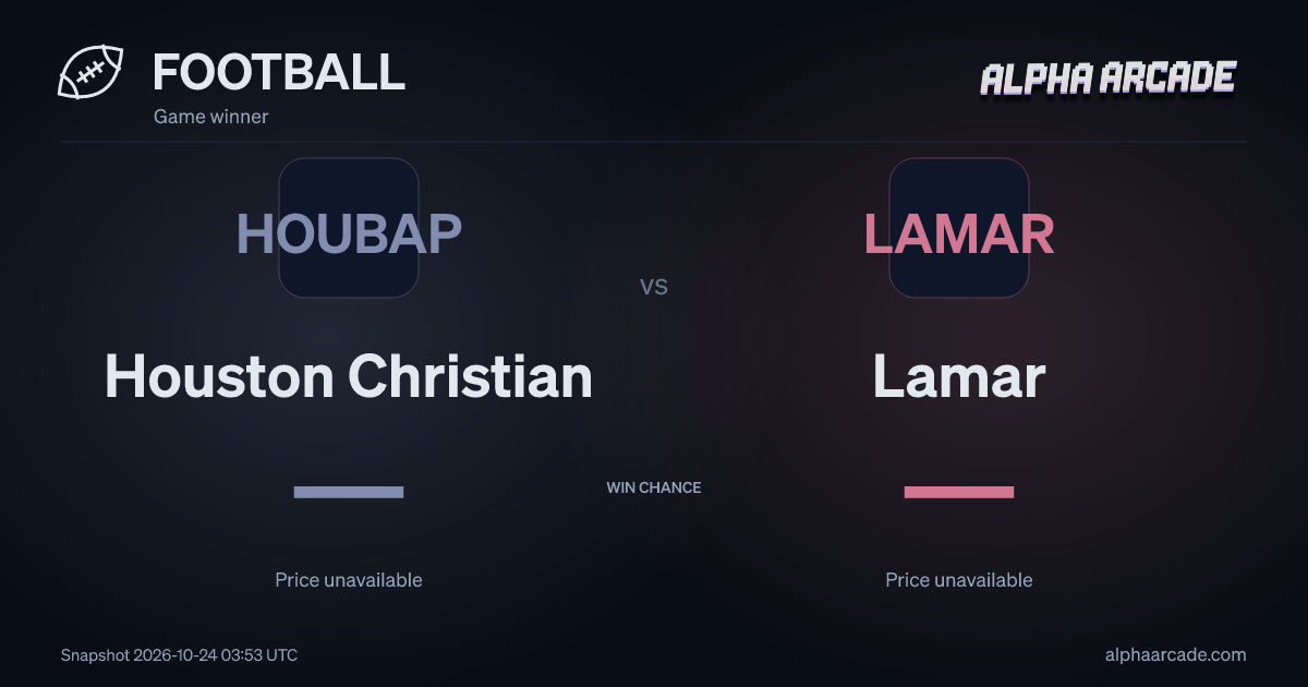 FOOTBALL: Houston Christian — / Lamar —