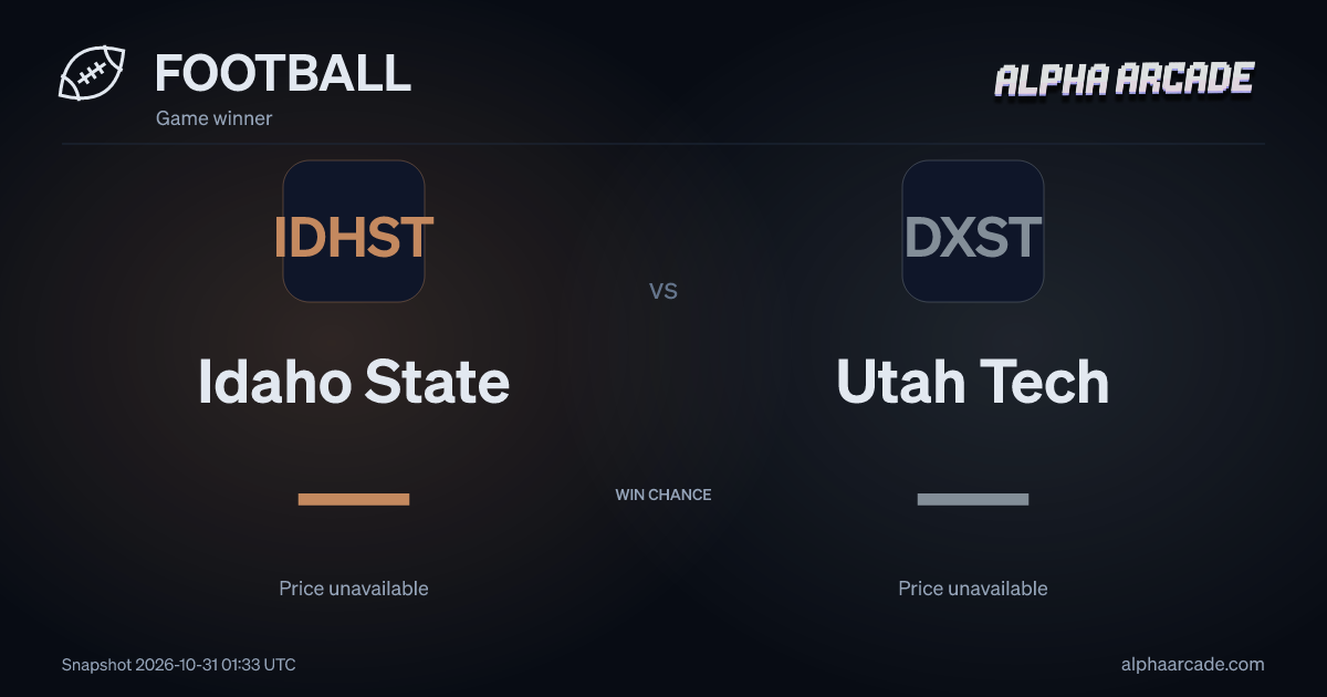 FOOTBALL: Idaho State — / Utah Tech —