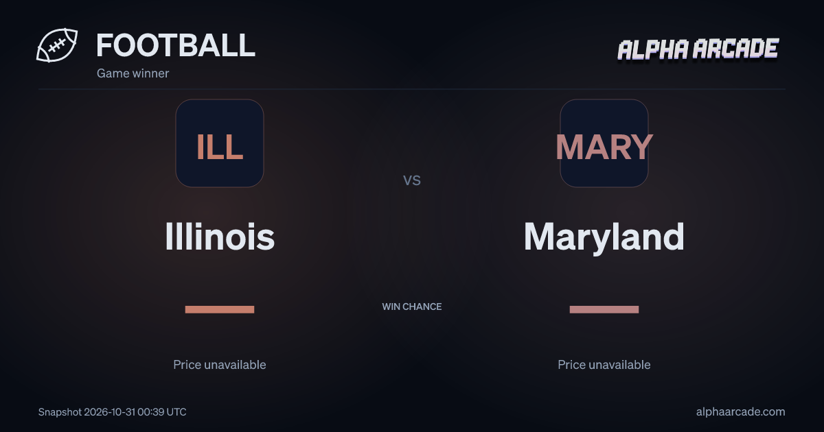 FOOTBALL: Illinois — / Maryland —