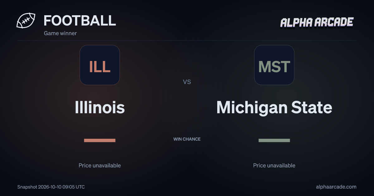 FOOTBALL: Illinois — / Michigan State —