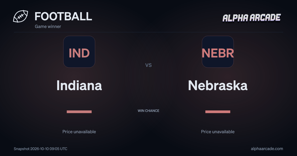 FOOTBALL: Indiana — / Nebraska —