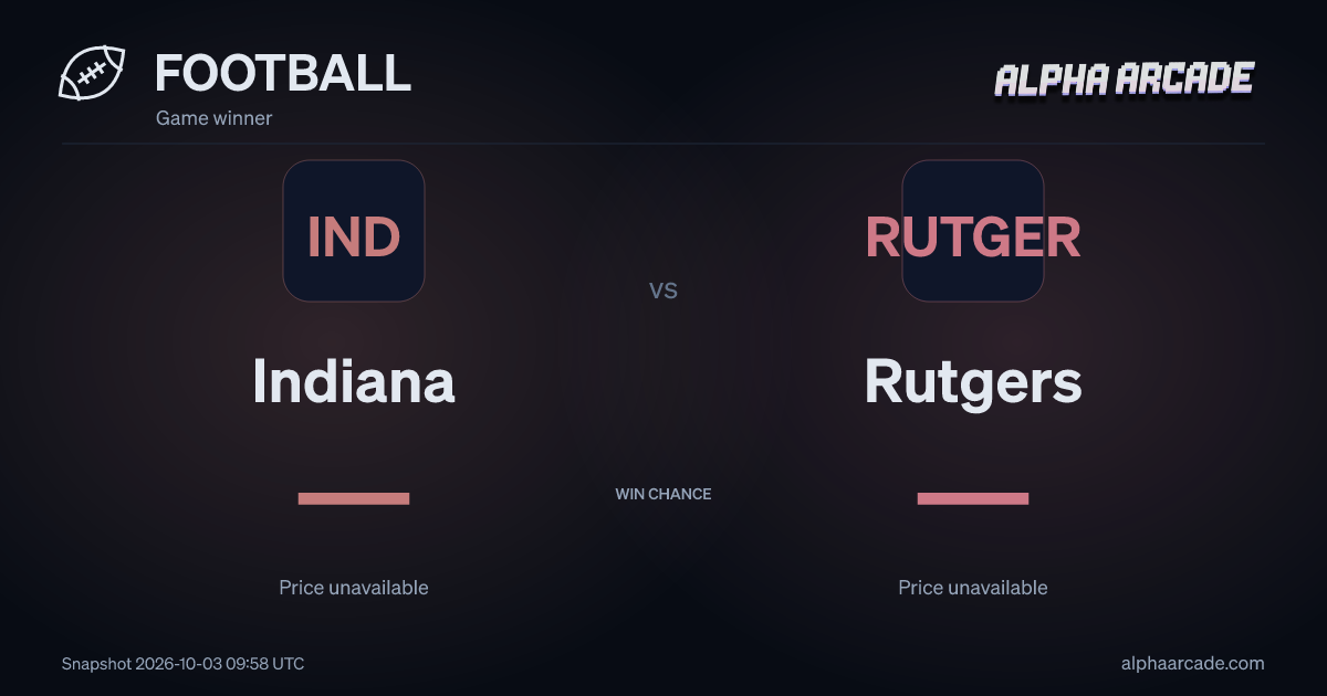 FOOTBALL: Indiana — / Rutgers —