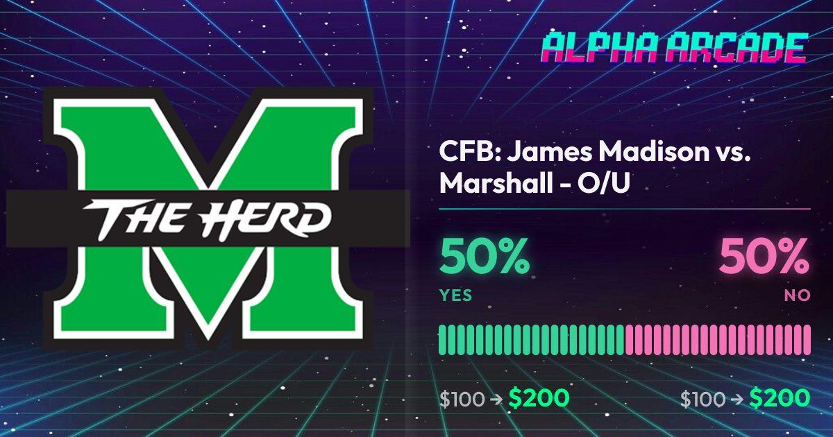 YES 50% / NO 50%
