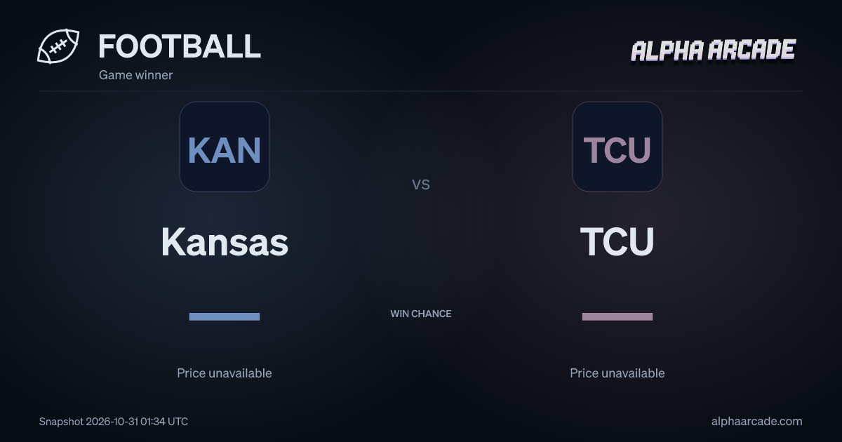 FOOTBALL: Kansas — / TCU —