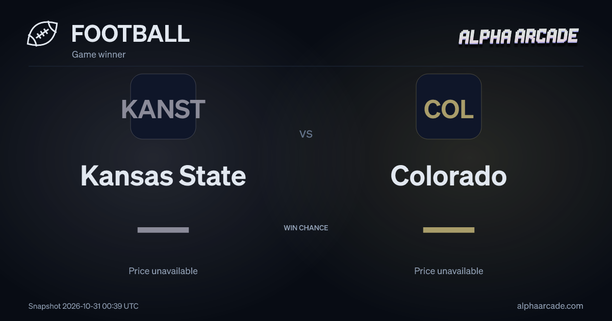 FOOTBALL: Kansas State — / Colorado —