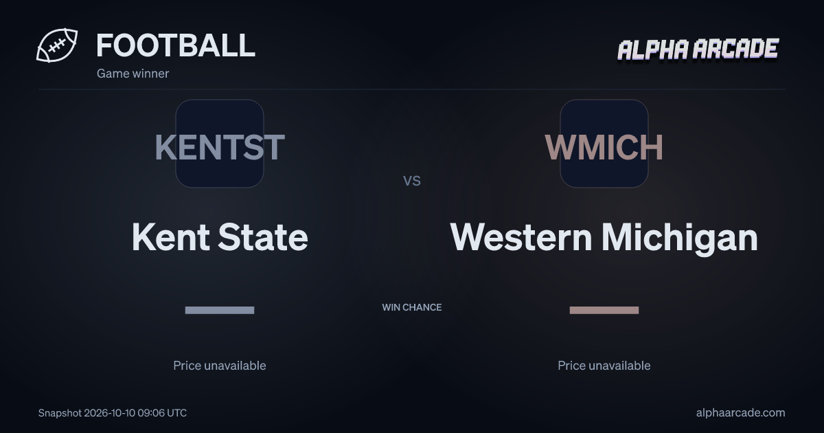 FOOTBALL: Kent State — / Western Michigan —