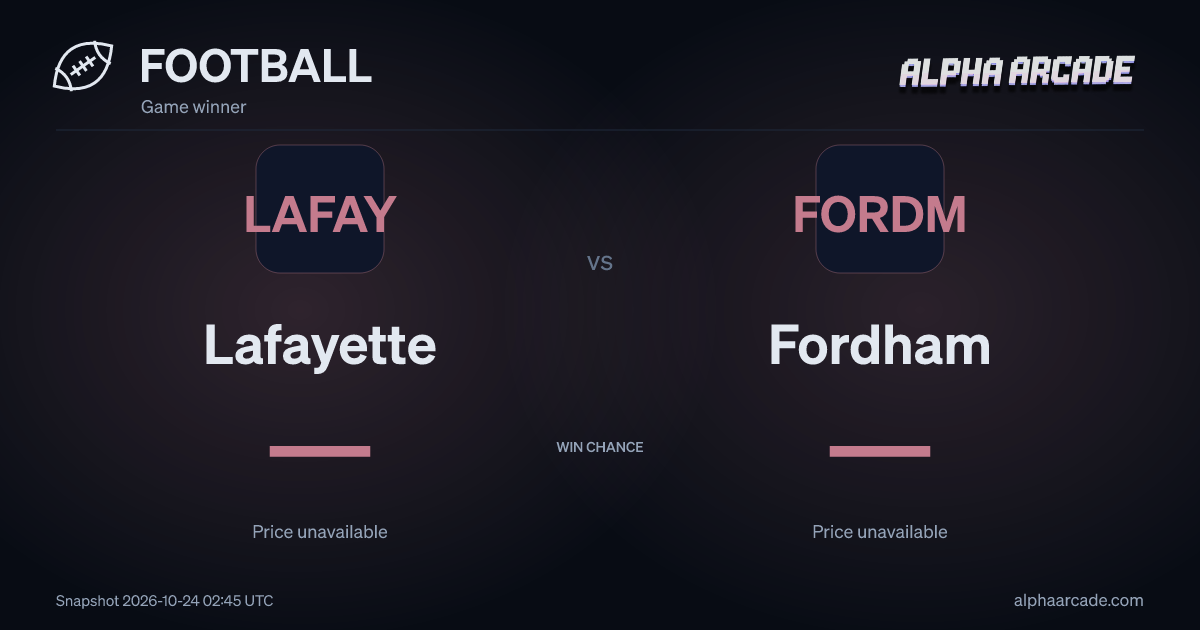 FOOTBALL: Lafayette — / Fordham —