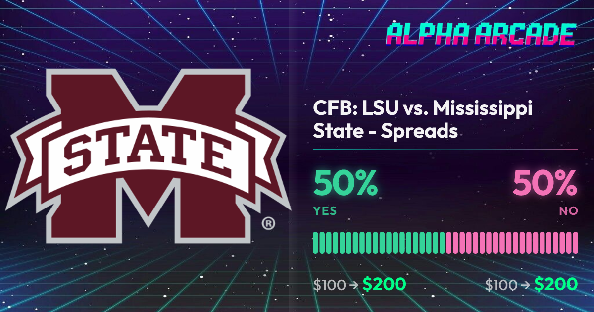 YES 50% / NO 50%