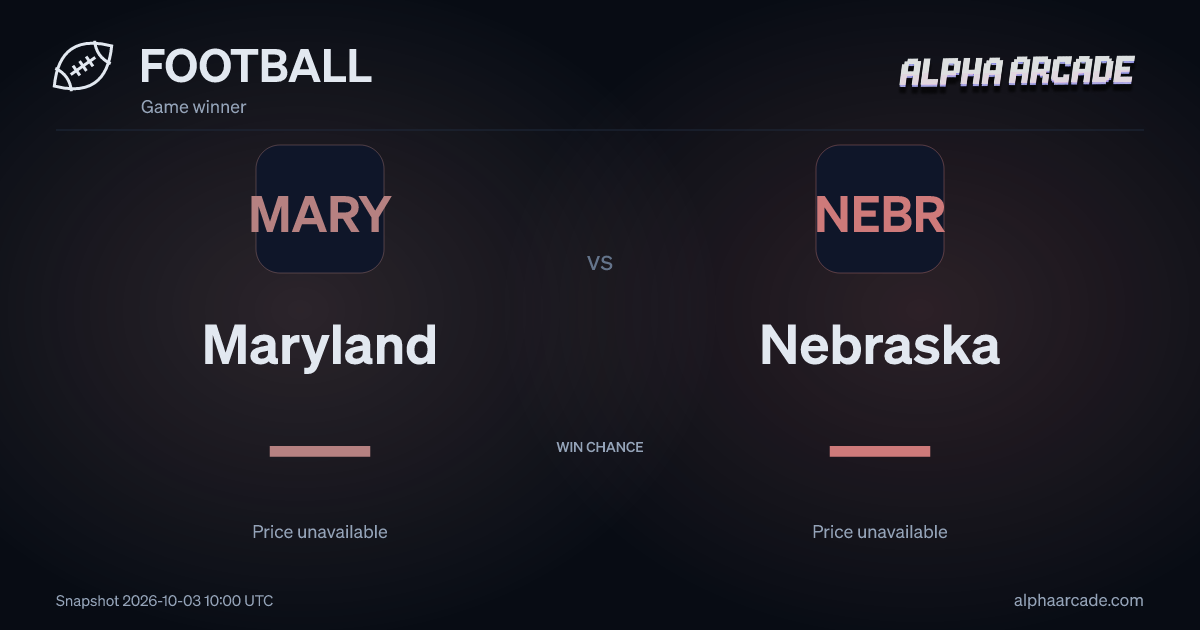FOOTBALL: Maryland — / Nebraska —
