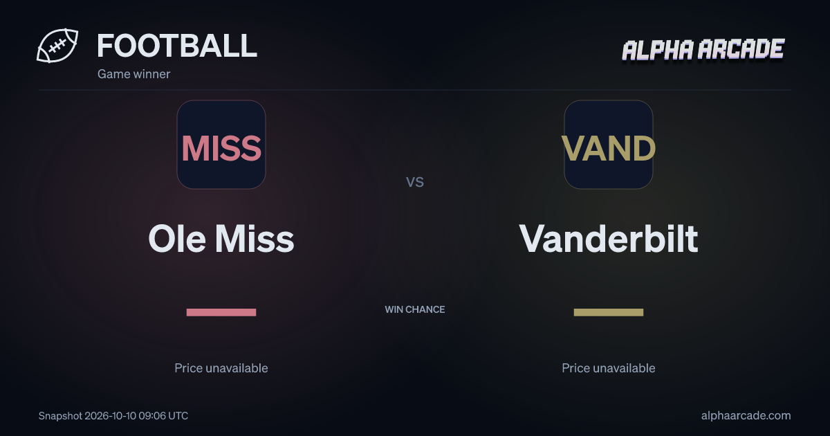 FOOTBALL: Ole Miss — / Vanderbilt —