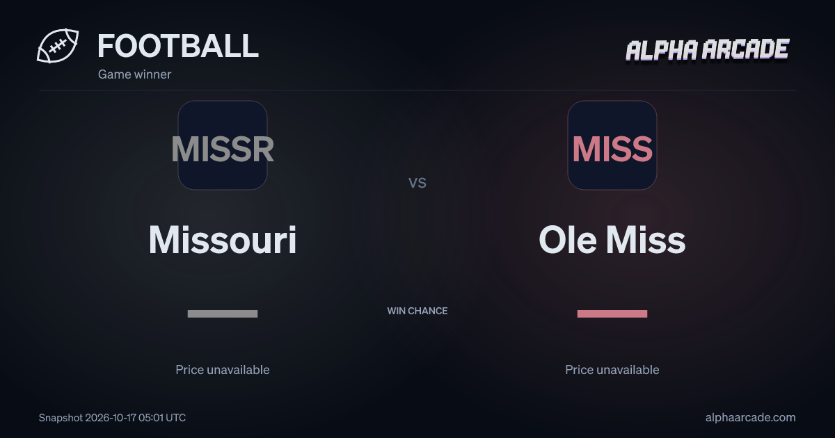 FOOTBALL: Missouri — / Ole Miss —