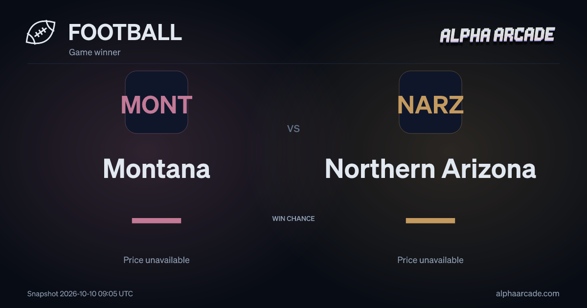 FOOTBALL: Montana — / Northern Arizona —