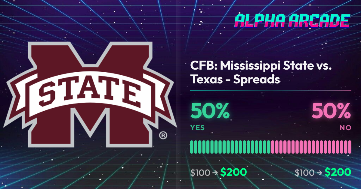 YES 50% / NO 50%