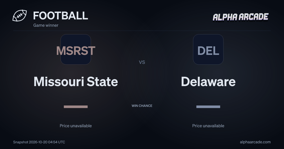 FOOTBALL: Missouri State — / Delaware —