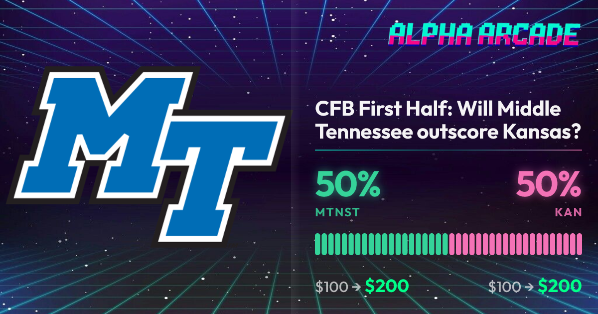 YES 50% / NO 50%