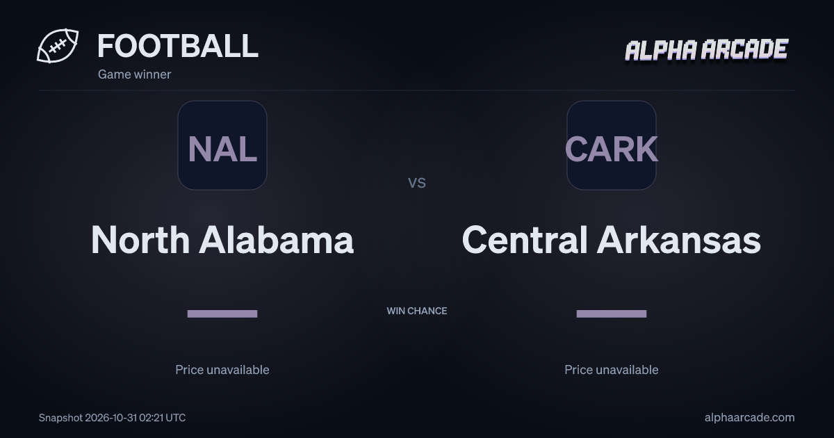 FOOTBALL: North Alabama — / Central Arkansas —