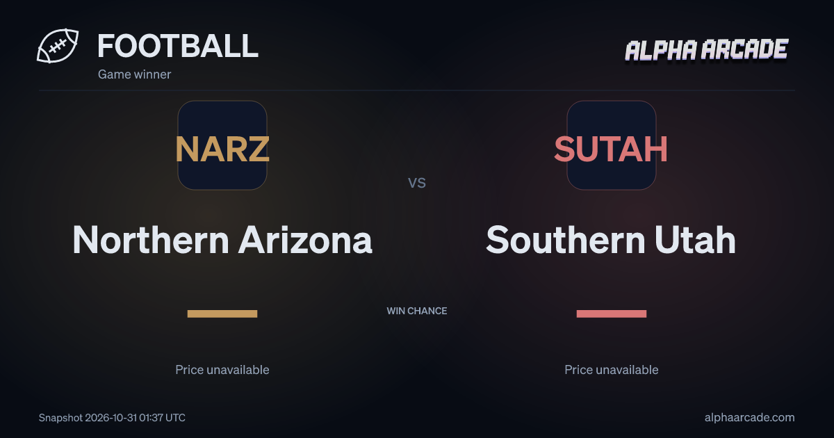 FOOTBALL: Northern Arizona — / Southern Utah —