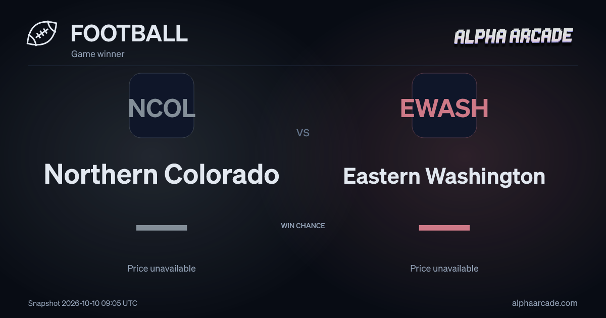 FOOTBALL: Northern Colorado — / Eastern Washington —