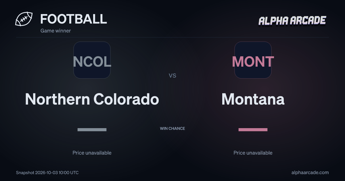 FOOTBALL: Northern Colorado — / Montana —