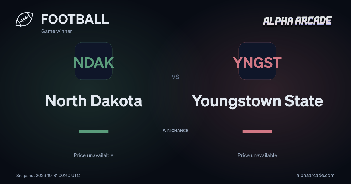FOOTBALL: North Dakota — / Youngstown State —