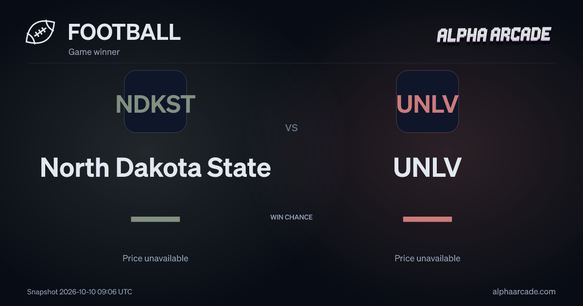 FOOTBALL: North Dakota State — / UNLV —