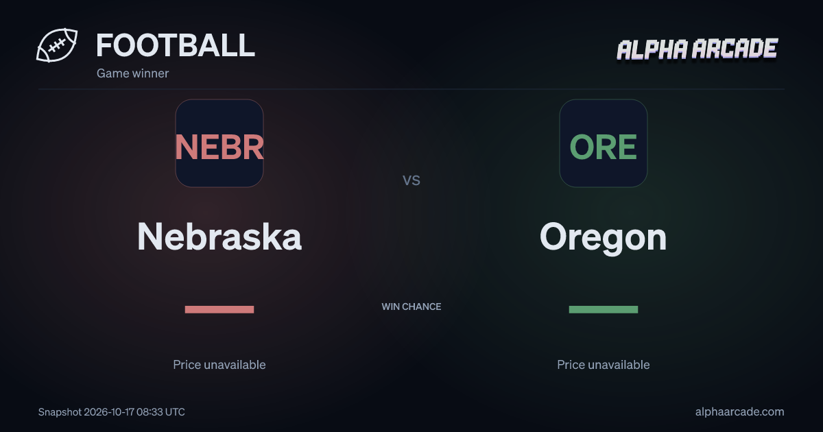 FOOTBALL: Nebraska — / Oregon —